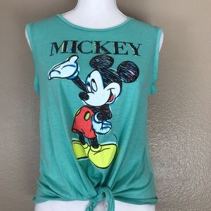 SOLD Disney Mickey Mouse knot top